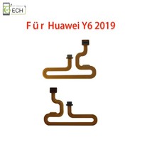 FüR Huawei Y6 2019 Finger Abdruck Flex Kabel Taste Finger Print Fingerp...