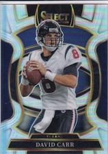 2025 Panini Select #50 David Carr Silver Prizm