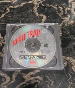 Night Trap Sega CD 1992 Red Box, Original First Print, Complete in Box