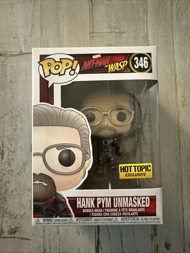 Funko Pop Marvel Ant-man And The Wasp Hank Pym Unmasked Hot TopicExclusive