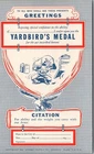 Vintage 1942 WWII Military Comic Exhibit Supply Co Postcard "YARDBIRD'S MEDAL"