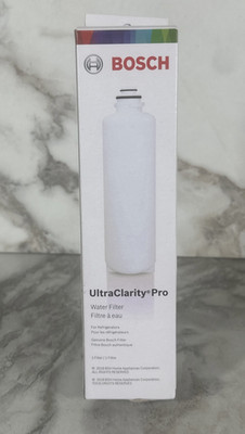 1 PACK Bosch Ultra Clarity Pro BORPLFTR50 Water Filter White #WFS200MF/WFS210MF