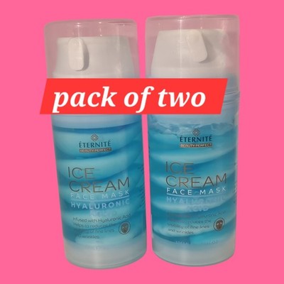 Eternite Eiscreme Gesichtsmaske Hyaluronsäure, 105ml (2er Pack) S57/C.IH/D.BF/36