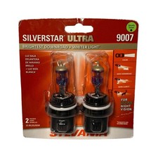 Sylvania 9007 Silverstar Ultra - High Performance Halogen Headlight Bulb 2 Pack