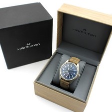 Hamilton Khaki Field Titanium 41mm Automatic Exhibition Men Wristwatch #WB5330-5