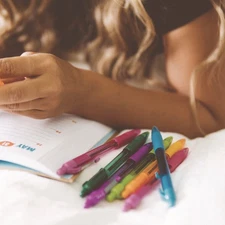 Zebra® Z-Grip Retractable Ballpoint Pen, Assorted Ink, Medium Point, 24/Pack