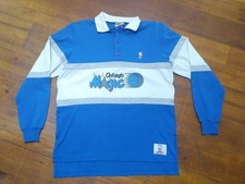 Men's Vintage 1990s Nutmeg Mills Orlando Magic Polo Shirt Made In USA