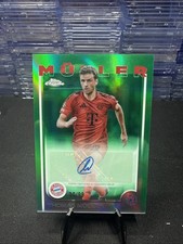 2025 Topps Chrome Thomas Muller Green /99 Refractor Bayern Munich