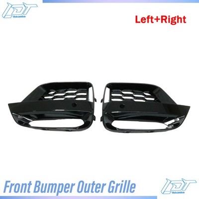 2Pcs Front Fog Light Frame Cover Grille Trim LH+RH For BMW X3 G01 BMW X4 G02