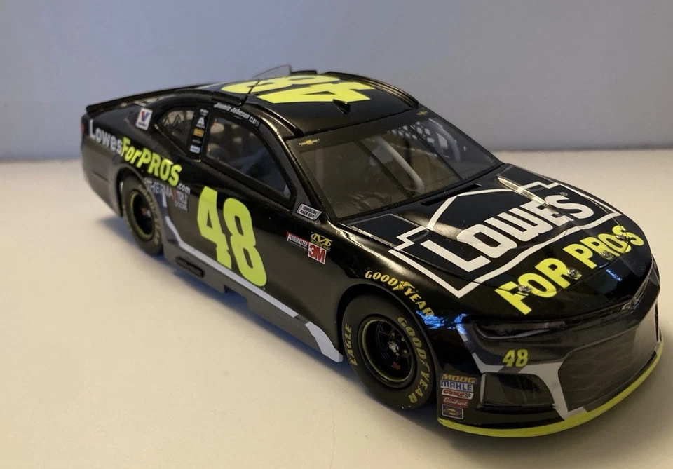 ПРОЧИТАЙТЕ 1/24 NO48 Jimmie Johnson Lowe's For Pros 2018 Camaro NASCAR литая модель Lionel - Изображение 2 из 4
