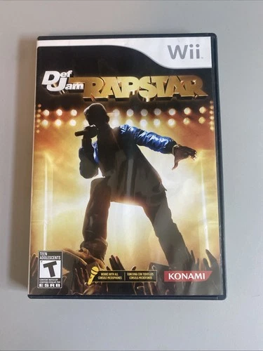 Def Jam Rapstar for Nintendo Wii Complete Fast Shipping