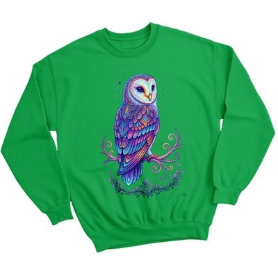 Ästhetische Schleiereule Grafik süßer Vogel Unisex Sweatshirt
