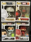 Funko Pop Marvel Bundle Moon Knight Daredevil PX Silk Dark Captain Marvel Lot