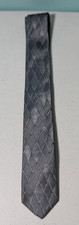 Bonjour 100% Silk Men's Silver Tie Made In USA