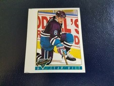 Sean Hill Anaheim Ducks 1993-94 Topps Premier NHL PRE PRINT PROOF RARE