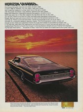 1968 Ford Torino Xl Fastback Ad 428 V8 Vintage Magazine Advertisement Black Gold