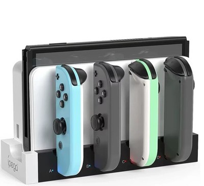 4in1 Joy-Con Ladestation für  Nintendo Switch Ladedock Controller Ladegerät