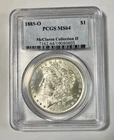 1885-O  MORGAN Silver Dollar, PCGS MS-64  From the McClaren collection!