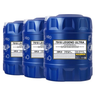 MANNOL 7918 Legend Ultra SAE 0W20, API SP RC, 3X20 Litres - Photo 1/4
