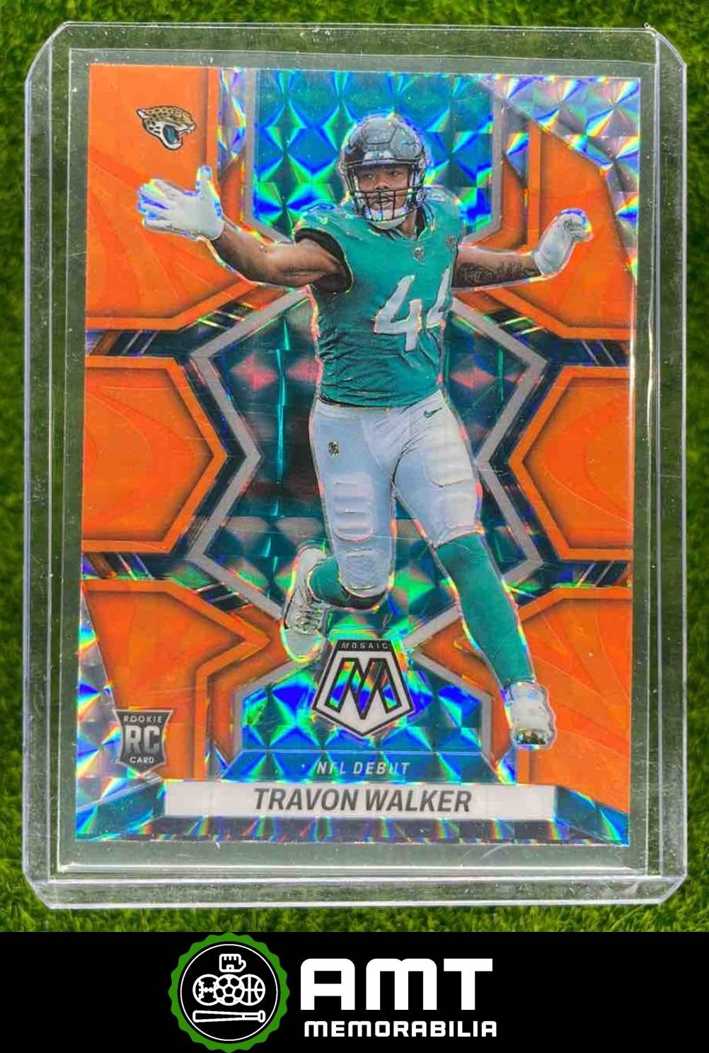 Travon Walker RC 2022 Panini Mosaic Reactive Orange Jacksonville Jaguars #286