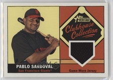 2010 Topps Heritage Clubhouse Collection Relics Pablo Sandoval #CCR-PS 0q3