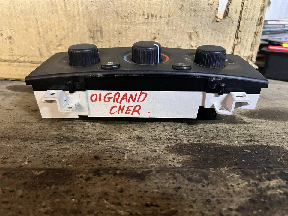 1999-2004 JEEP GRAND CHEROKEE MANUAL A/C CLIMATE HEATER CONTROL ASSEMBLY UNIT - Image 4 of 4