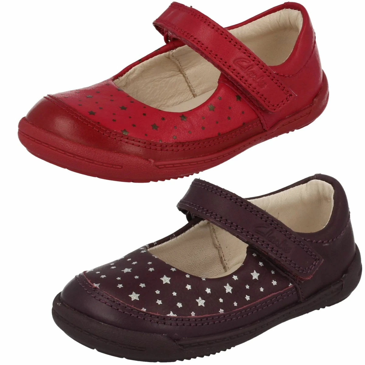 Girls Clarks First Walking Shoes Softly Ida eBay