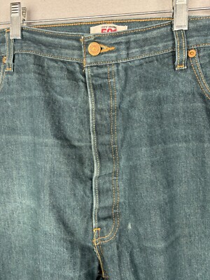 Levis Strauss & Co. 501XX Mens Jeans 44x32 Blue Button Fly