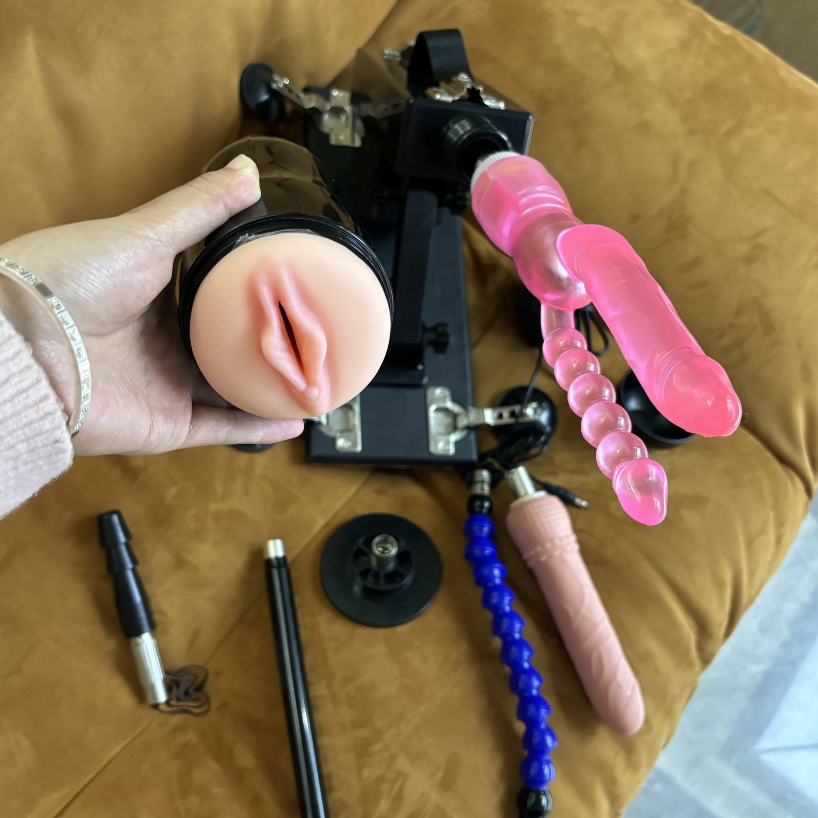 Sex Maschine Automatische Fickmaschine 3XLR Verlängerungsstange Masturbation SM