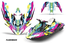 Graphic Stickers Decals for Sea-Doo Bombardier Spark 2UP 2014-2016 Flashback