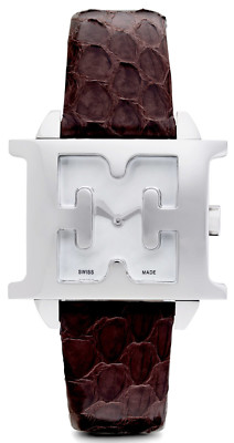 Escada E2030011 Estelle Mother of Pearl Dial Brown Leather Strap Women's Watch