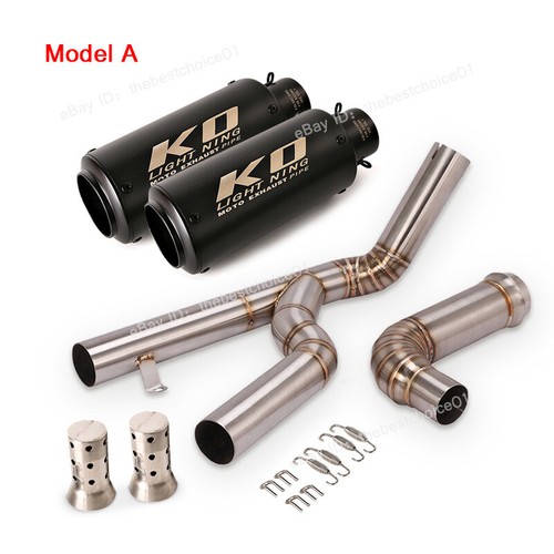 Modified Exhaust System Mid Connect Muffler Pipe For 1290 Super Duke R 2014-2016 - Picture 5 of 12