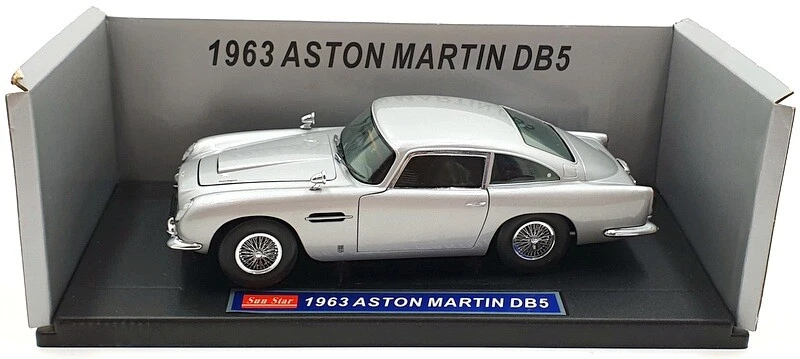 Sunstar 1/18 Scale Diecast  - 1005 Aston Martin DB5 1963 - Silver Grey — 第 4/4 张图片