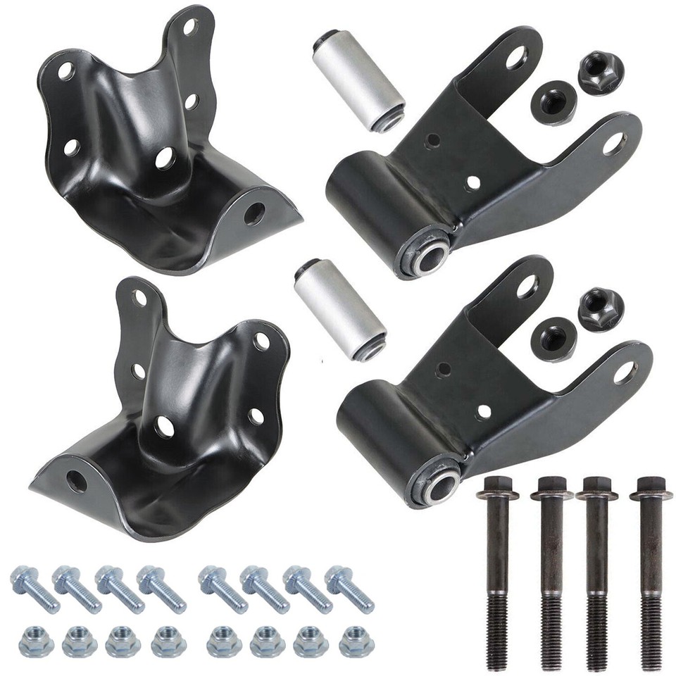 Rear Leaf Spring Shackles Hanger Brackets Repair Kit Compatible With 1986-2011 Ford Ranger,1998-2001 Mazda B2500, 1994-2010 Mazda B2300 B3000 B400 Replaces# 722001 722010 In Kenya - Foto 2