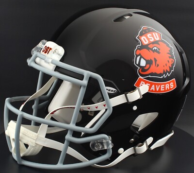 beaver local retro football helmet OREGON STATE BEAVERS NCAA Riddell Speed Full Size AUTHENTIC Football Helmet