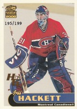 1999-00 Paramount Holographic Gold #116 Jeff Hackett/199