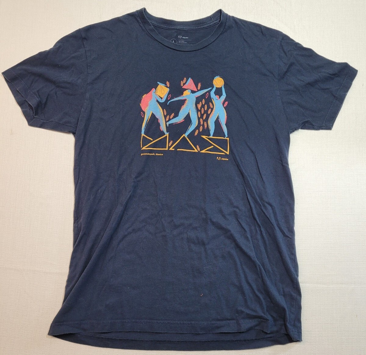 ADOBE MAX Illustrator Shirt Large Mexico Artist Artwork Photoshop