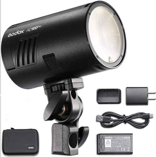 Godox AD100Pro TTL Pocket Flash 100W 2.4G Wireless HSS 1/8000s Speedlite + AK-R1 - Bild 4 von 20