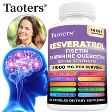 Resveratrol Supplement 12600mg - Anti-Aging, Antioxidant, Radiant