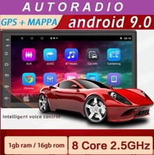 AUTORADIO NAVIGATORE GPS+MAPPA EUROPA VELOX 2DIN 7"MIRROR LINK ANDROID WI-FI ISO