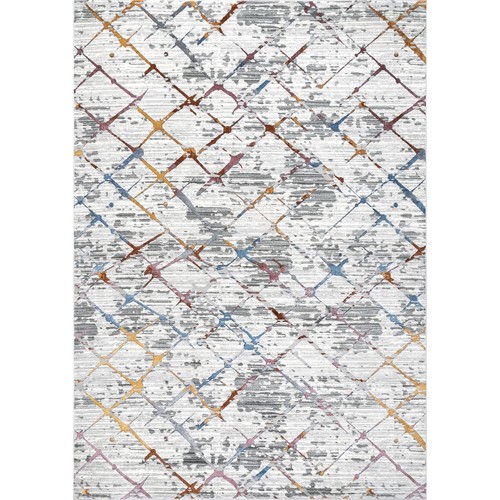nuLOOM Delilah Modern Area Rug in Light Grey Modern/Contemporary - Picture 2 of 7