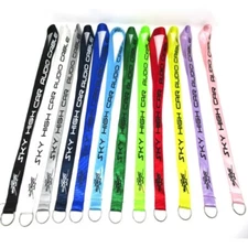 Sky High Car Audio LANYARD Black with White Logo and Writing Polyester 