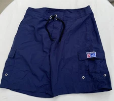 Pelagic Hook Up Swim Trunks Mens Nylon Board Shorts Sz 38 Fishing Outdoor USA