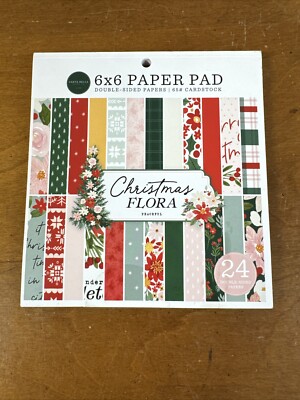 Carta Bella - Christmas Flora 6x6 Pattern Paper Double Sided