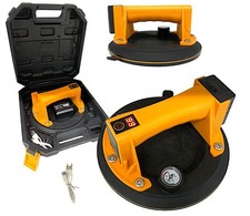Ventosa a Batteria 8" 200mm per Sollevamento Piastrelle Vetro Marmo Max 150KG 