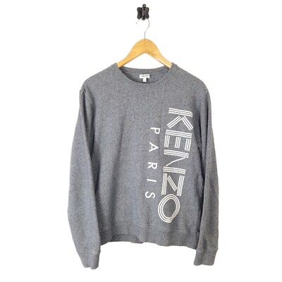 Kenzo Paris Sweatshirt Kenzo Jumper Mens Grey Mens Kenzo Paris