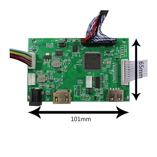 HD USB LCD Controller Board For 17" 19" M190ETN01.0 M170ETN01.1 1280x1024 LCD - Picture 2 of 6