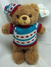 VINTAGE RUSS of the Month JANUARY TEDDY BEAR 10" Plush Stuffed Animal Toy