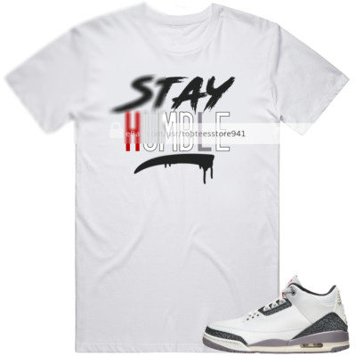 Shirt To Match Air Jordan 3 Retro Cement Grey