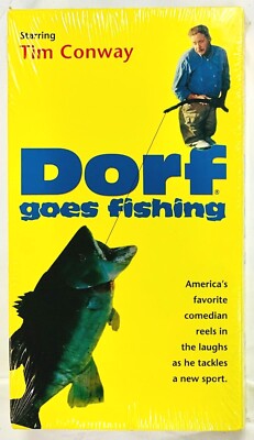 Dorf Goes Fishing (VHS, 1995) Tim Conway NEW SEALED 